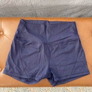 BORN PRIMITIVE - Your Go To Booty Shorts in Navy Blue 2.5” - L